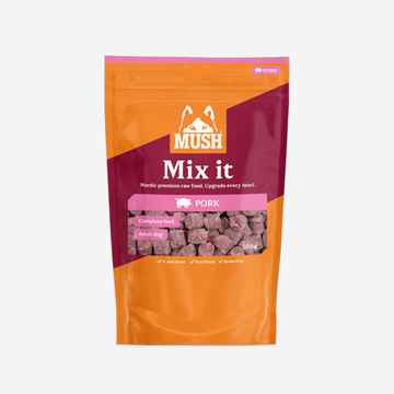 Mush Mix It, Pork // Frozen complete food - use, for example, as a supplement to dry food (pork)