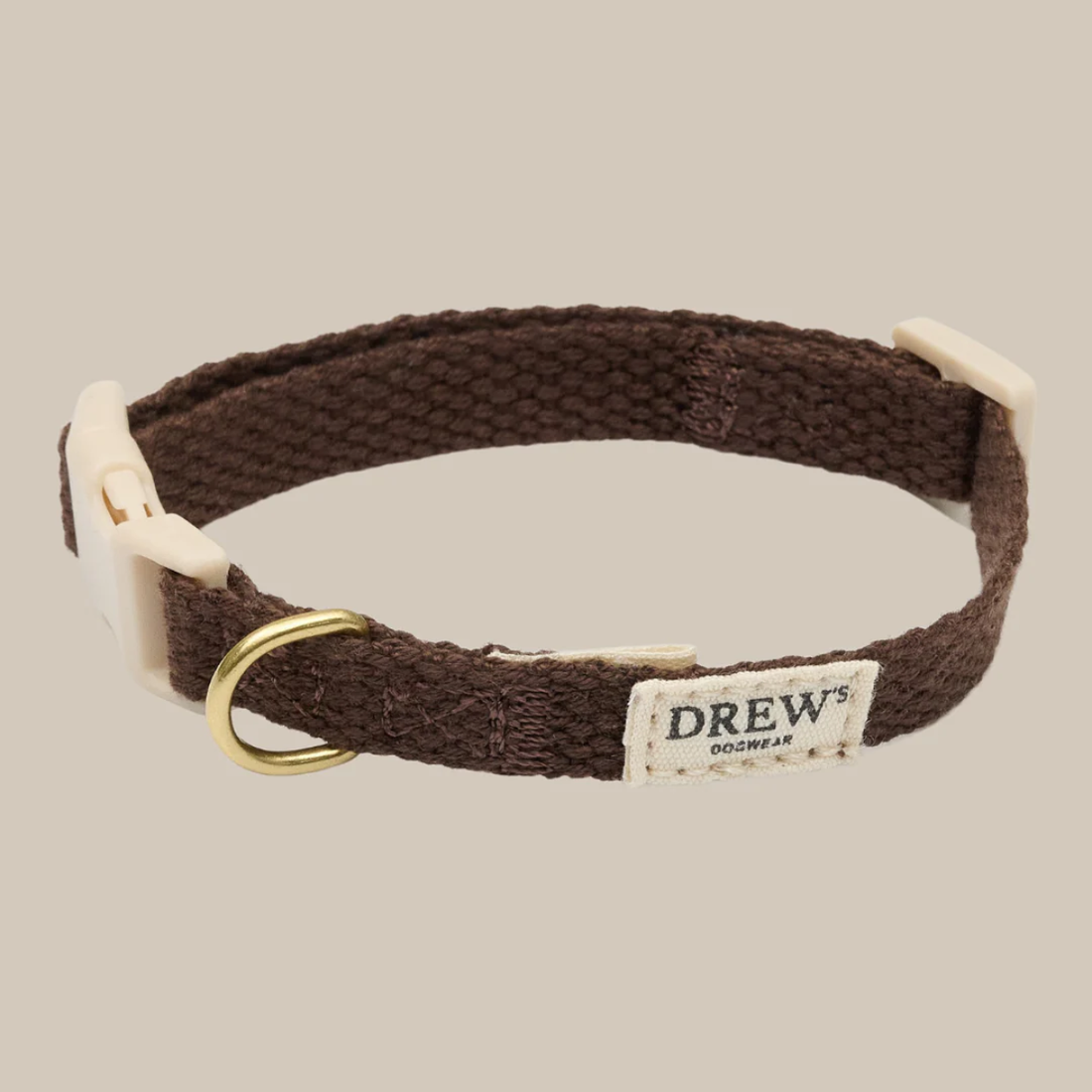 My First Collar // Adjustable Puppy Collar (Dark Brown)