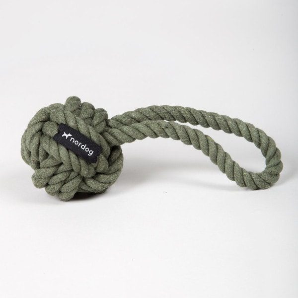 Nordog Rope Olive // Trækkelegetøj i reb (olivengrøn)