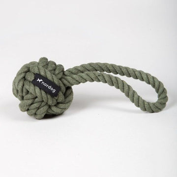 Nordog Rope Olive // Trækkelegetøj i reb (olivengrøn)