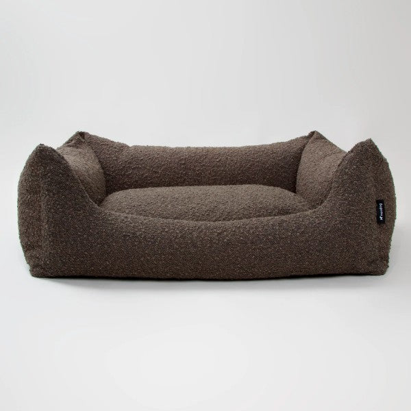 Nordog Billy // Bouclé hundeseng med memory foam (chocolate)