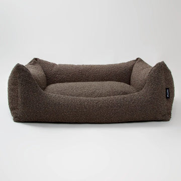 Nordog Billy // Bouclé hundeseng med memory foam (chocolate)