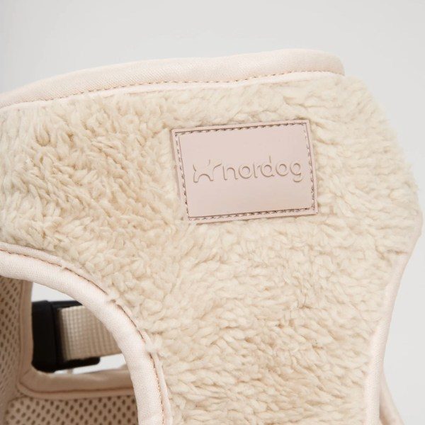 Nordog Fluffy Park // Blød hundesele til små hunde (beige)