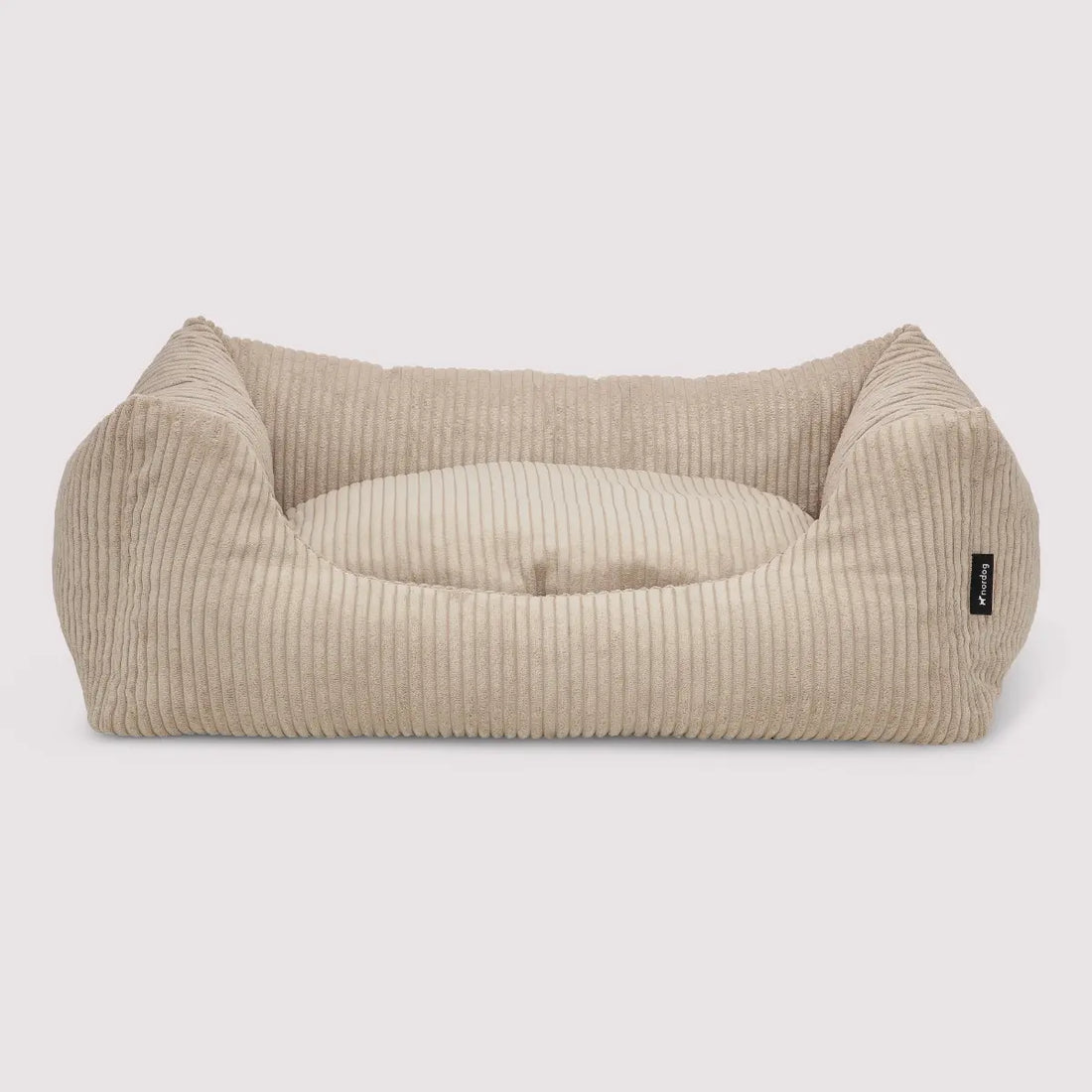 Nordog Oscar // Velour hundeseng med memory foam (cappuccino)