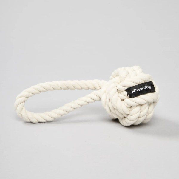 Nordog Rope Cream // Trækkelegetøj i reb (cremefarvet)
