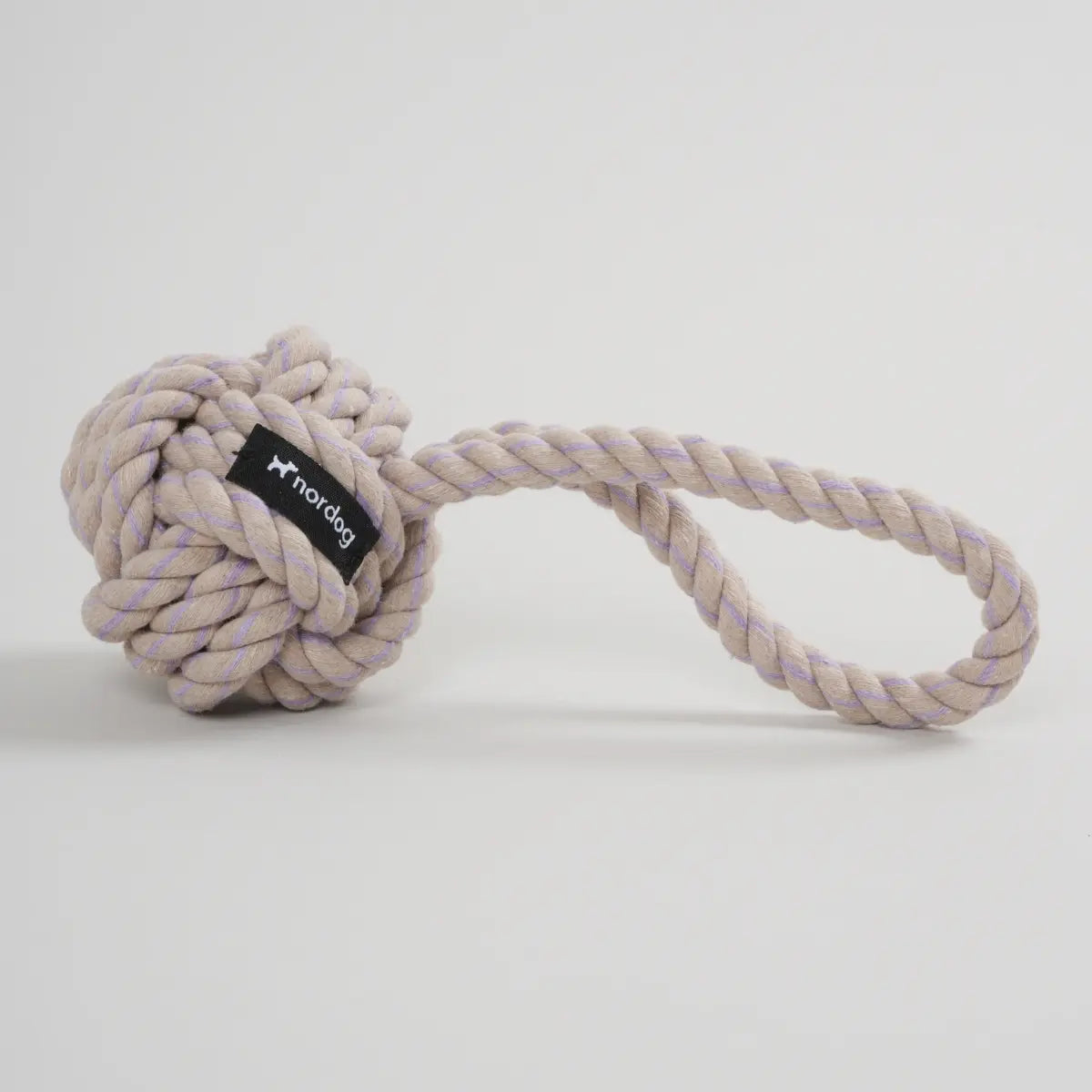 Nordog Rope Taupe and Purple // Naturligt reblegetøj (beige/lilla)