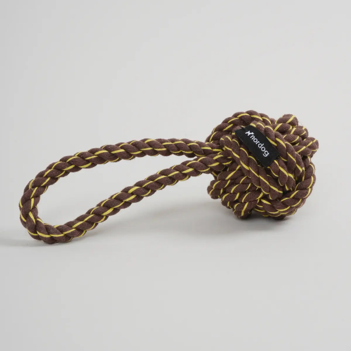 Nordog Rope Choco and Yellow // Naturligt reblegetøj (brun/gul)