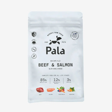 Pala Recipe 3 // Blødt hundefoder til kræsne hunde (okse, laks)