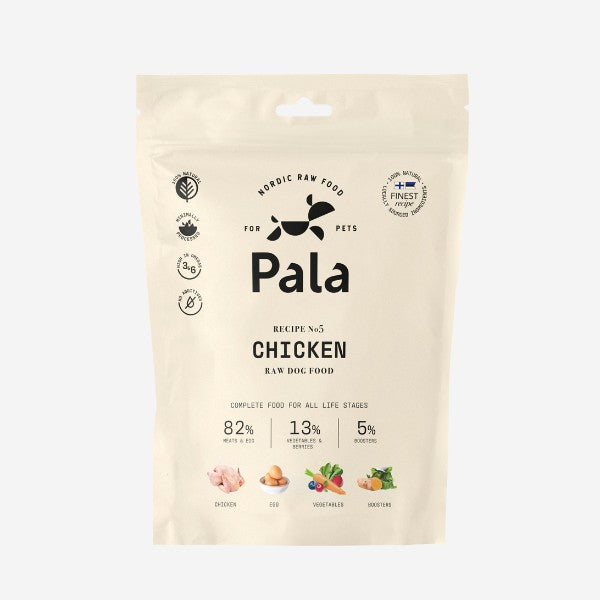 Pala Recipe 5 // Hundefoder til ekstra kræsne hunde (kylling)