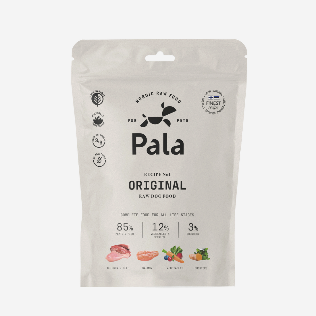 Pala Recipe 1 // Blødt hundefoder til kræsne hunde (kylling, okse, laks)