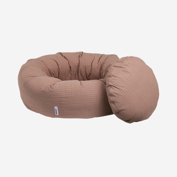 Bestillingsvare: Tadazhi Donut Bed // Vaskbar donut hundeseng (rosaternet)