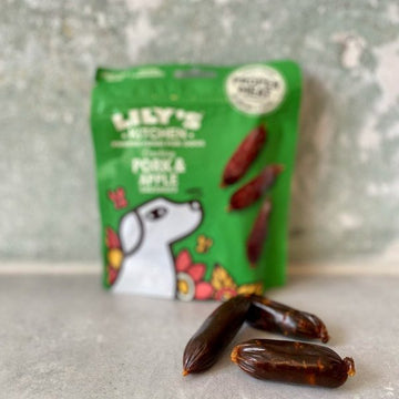 Lily's Kitchen Cracking Sausages // Snackpølser med gris og æble (70g)