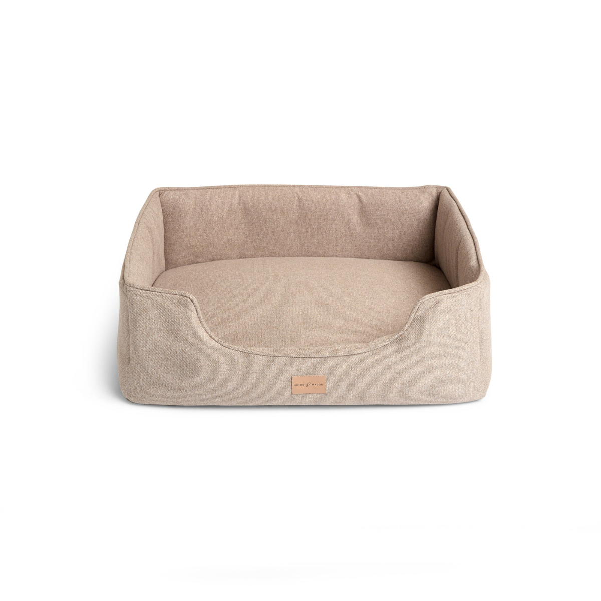 Shiro & Malou Mansion // Hundeseng med høje kanter (beige)