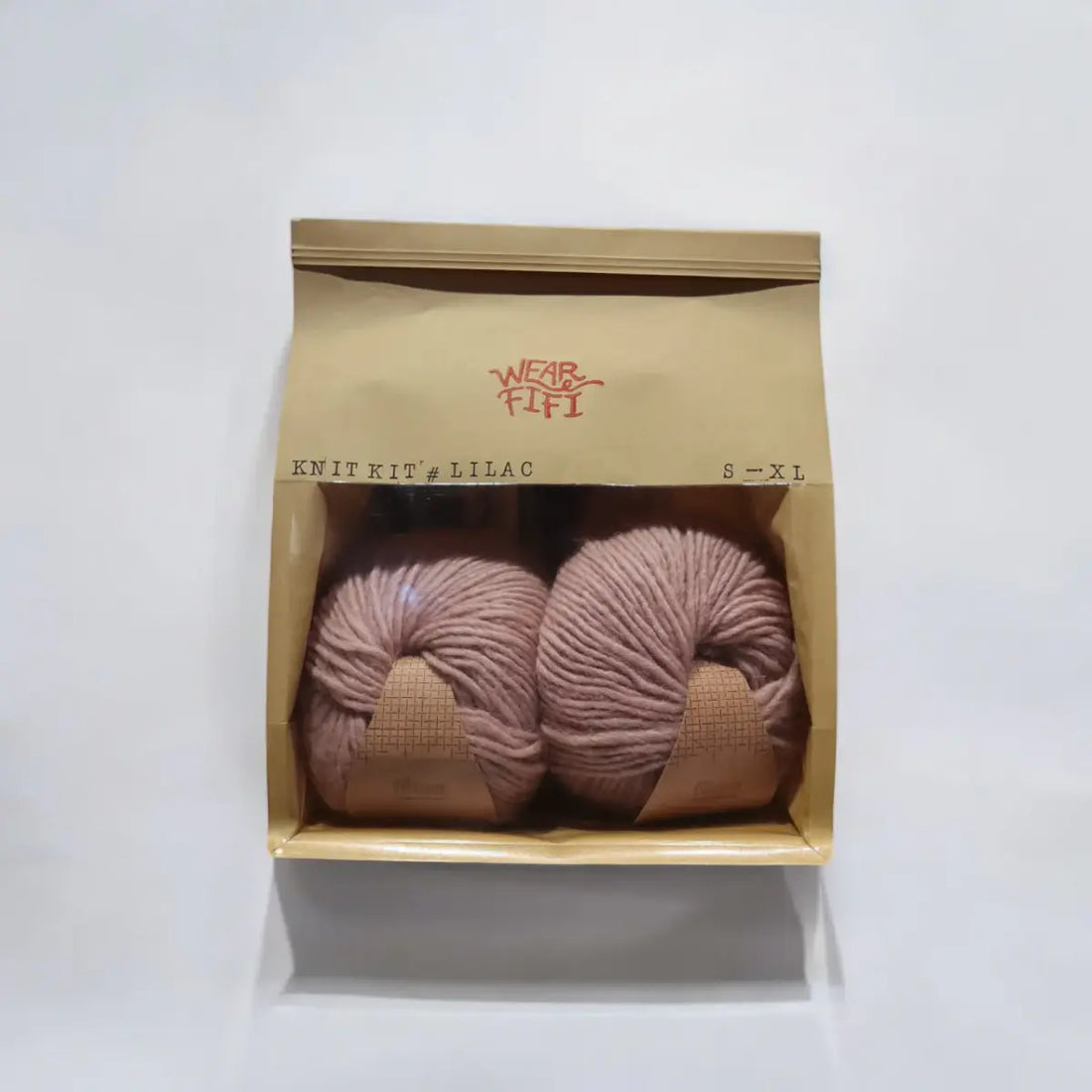 WEAR FIFI Strikkekit // Strik-selv Fluffy Hundesweater (lilac)