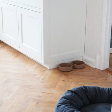 Tadazhi bowl // Hundeskål i silikone (beige)
