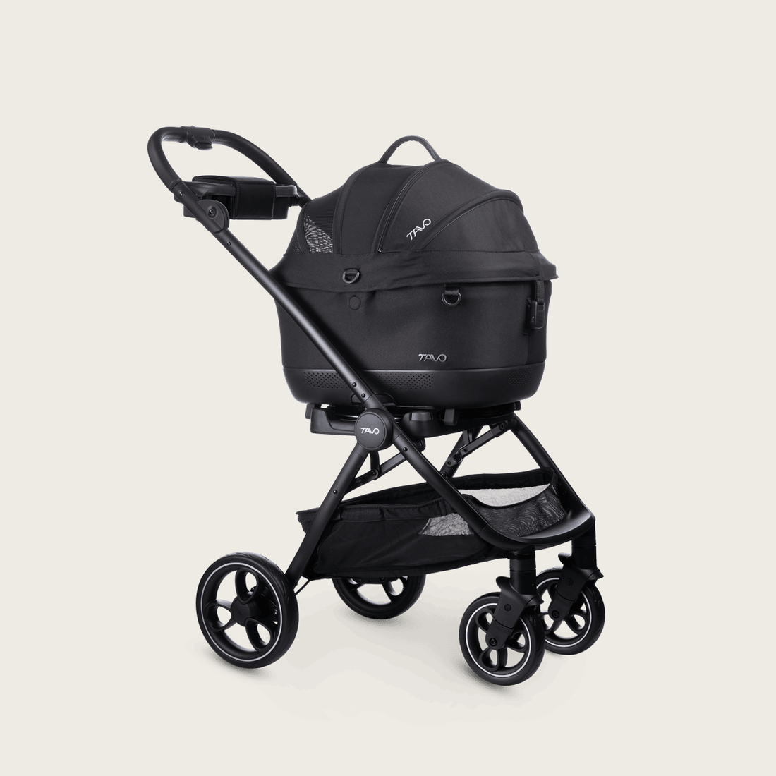 Tavo Maeve™ iso5X + Roscoe™ // Crash-tested car seat + stroller (max. 10 kg.) 