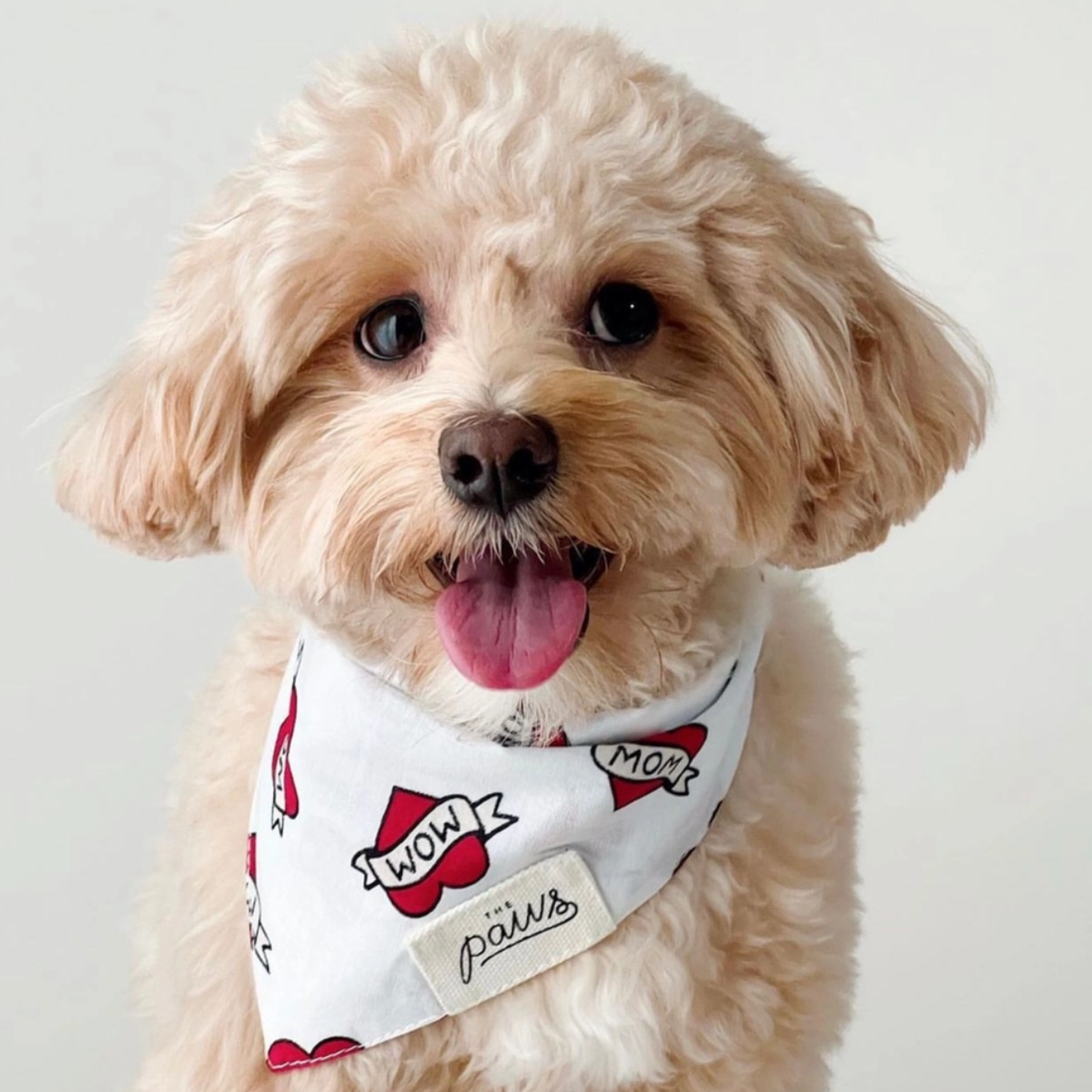 Love Mom // Hundebandana med sømandstatovering