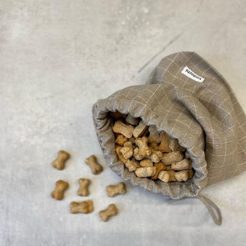 Tadazhi Treat Bag // Godbidstaske i økologisk bomuld (sandternet)