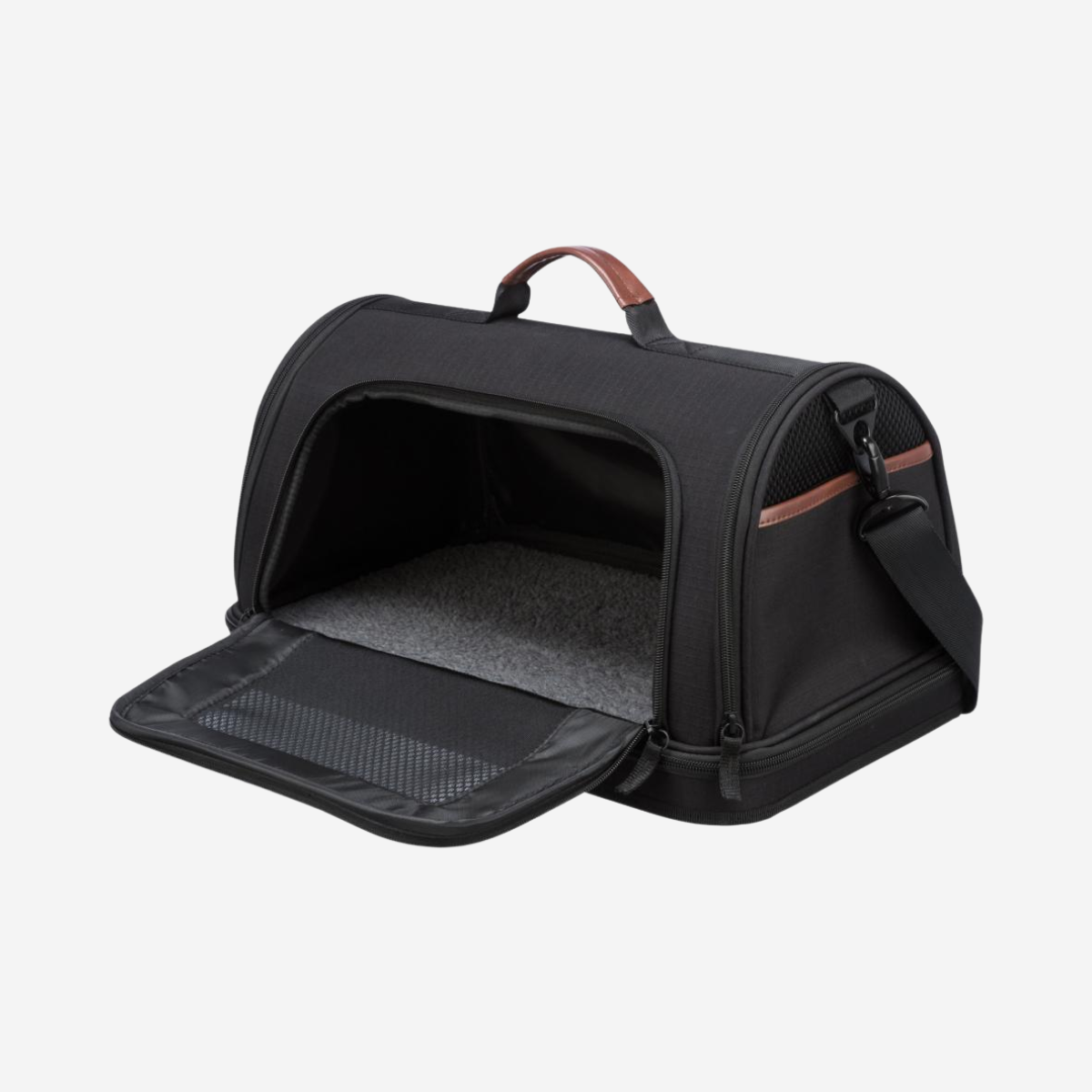 Gate Airline carrier // Flight bag and travel bag for dogs (black)