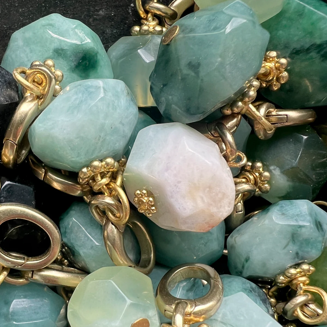 Unleash Cph Heaven Charm - Jade Stone // Vedhæng til hundehalsbånd